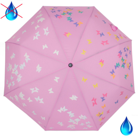 Зонт  Flioraj  розовый  полиэстер c10295
