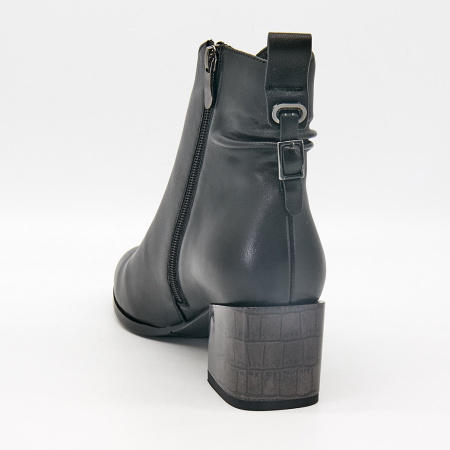 Ботильоны  Bonavi  черный  кожа Z-100146 фото в интернет-магазине | Omadey.ru
