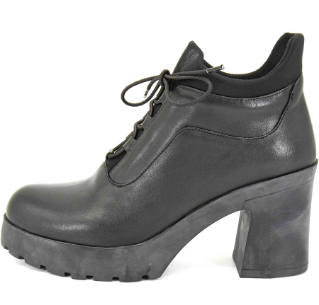 Ботильоны  Derem  черный  кожа Z-8654 фото в интернет-магазине | Omadey.ru