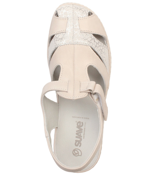 Фото Сандалии  Suave  молочный  кожа  F-400781