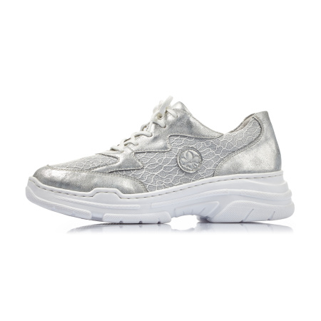 Кроссовки  Rieker  белый  кожа искусств./текстиль F-81043 фото в интернет-магазине | Omadey.ru