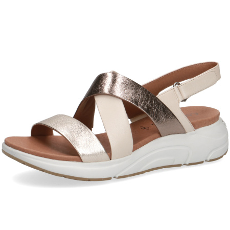 Сандалии  Caprice  платина  кожа F-91068 фото в интернет-магазине | Omadey.ru