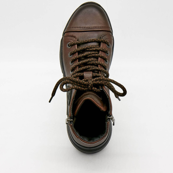 Фото Ботинки  Marco Tredi  коричневый  кожа Z-100447