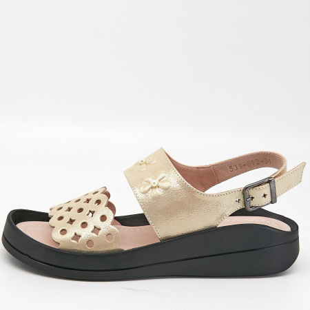 Сандалии  Dakkem  бежевый  кожа F-7313 фото в интернет-магазине | Omadey.ru