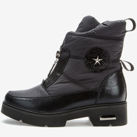 Полусапоги  Betsy  черный  нейлон-иск.кожа Z-8441 фото в интернет-магазине | Omadey.ru