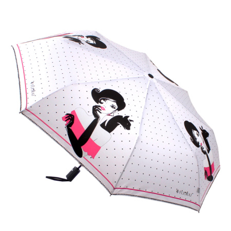 Зонт  Flioraj  белый  полиэстер c10289 фото в интернет-магазине | Omadey.ru