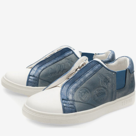 Кеды  Keddo  синий  кожа искусств./иск. нубук F-7419 фото в интернет-магазине | Omadey.ru