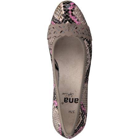 Туфли  Jana  мультицвет  текстиль F-80824 фото в интернет-магазине | Omadey.ru