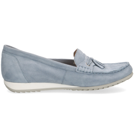 Мокасины  Caprice  серый  замша F-90337 фото в интернет-магазине | Omadey.ru