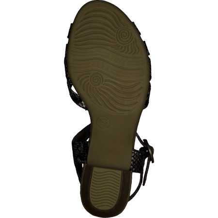 Босоножки  Jana  коричневый  текстиль F-81278 фото в интернет-магазине | Omadey.ru