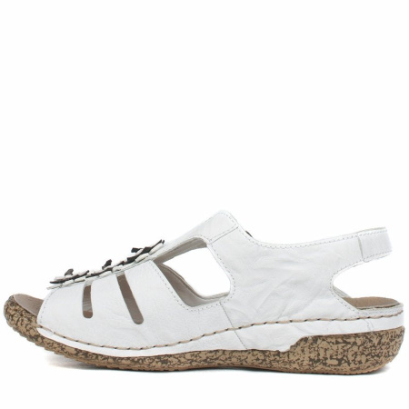 Сандалии  Rieker  белый  кожа/кожа искусств. F-91297 фото в интернет-магазине | Omadey.ru