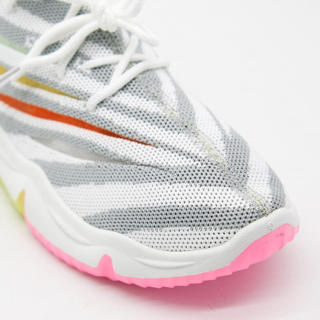 Кроссовки  женские Glam Forever  белый  текстиль F-91151 фото в интернет-магазине | Omadey.ru