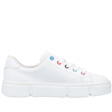 Кеды  Rieker  белый  кожа/кожа искусств. F-100202 фото в интернет-магазине | Omadey.ru Кеды  Rieker  белый  кожа/кожа искусств. F-100202 фото в интернет-магазине | Omadey.ru