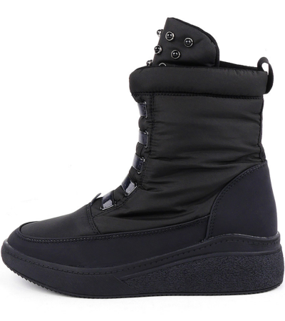 Полусапоги  Crosby  черный  нубук искусств./нейлон Z-8995 фото в интернет-магазине | Omadey.ru