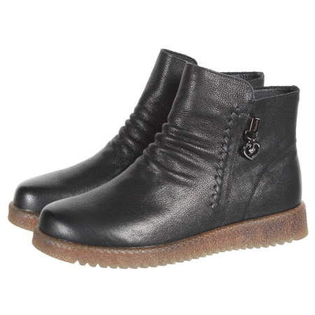 Ботинки  Bonavi  черный  кожа Z-100182 фото в интернет-магазине | Omadey.ru