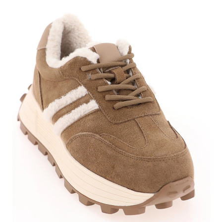 Кроссовки  Baden  бежевый  кожа Z-400379 фото в интернет-магазине | Omadey.ru