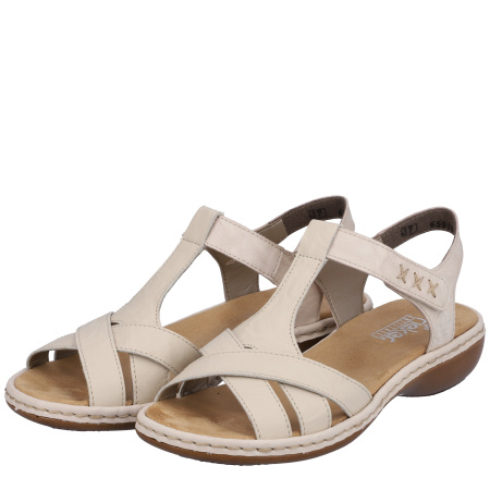 Сандалии  Rieker  бежевый  кожа/кожа искусств. F-400118 фото в интернет-магазине | Omadey.ru