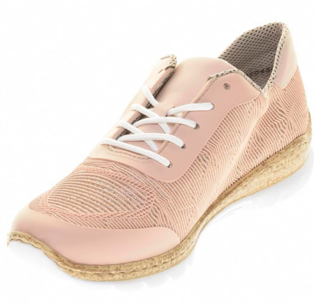 Кроссовки  Rieker  розовый  кожа искусств./текстиль F-90112 фото в интернет-магазине | Omadey.ru