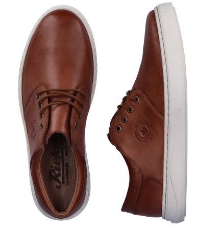Туфли  Rieker  коричневый  кожа/кожа искусств. F-300038 фото в интернет-магазине | Omadey.ru