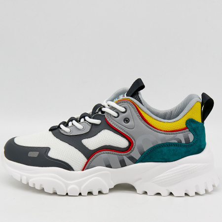 Кроссовки  Strobbs  черно-белый  замша/кожа/кожа искусств. F-90548 фото в интернет-магазине | Omadey.ru