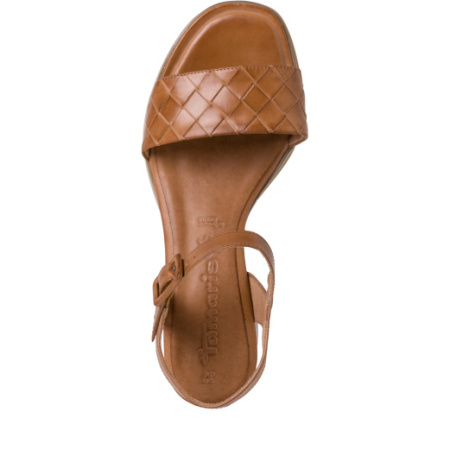 Босоножки  Tamaris  коричневый  кожа F-100868 фото в интернет-магазине | Omadey.ru Босоножки  Tamaris  коричневый  кожа F-100868 фото в интернет-магазине | Omadey.ru