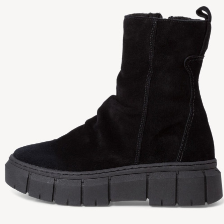 Полусапоги  Tamaris  черный  кожа Z-100823 фото в интернет-магазине | Omadey.ru