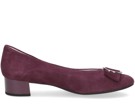 Лодочки  Caprice  бордовый  кожа Z-90072 фото в интернет-магазине | Omadey.ru