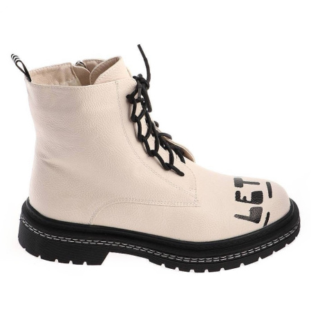 Ботинки  Keddo  бежевый  кожа искусств. Z-100844 фото в интернет-магазине | Omadey.ru