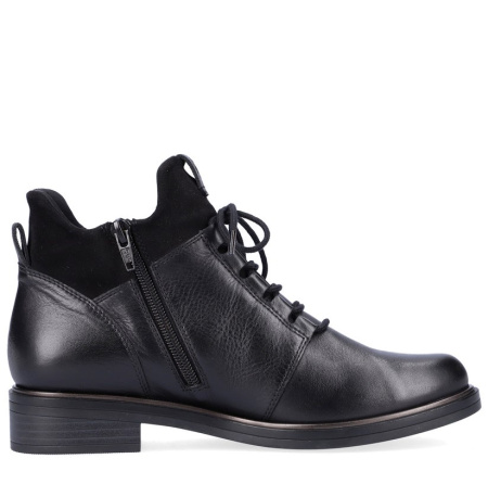 Ботинки  Remonte  черный  кожа/текстиль Z-200128 фото в интернет-магазине | Omadey.ru