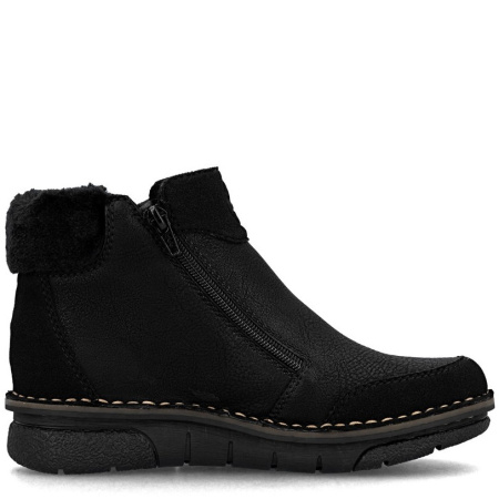 Ботинки  Rieker  черный  кожа искусств./текстиль Z-401048 фото в интернет-магазине | Omadey.ru