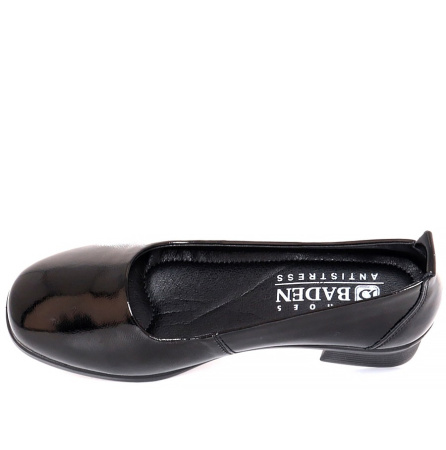 Туфли  Baden  черный  кожа Z-400818 фото в интернет-магазине | Omadey.ru