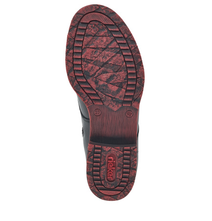 Ботинки  Rieker  черный  кожа искусств. Z-90210 фото в интернет-магазине | Omadey.ru