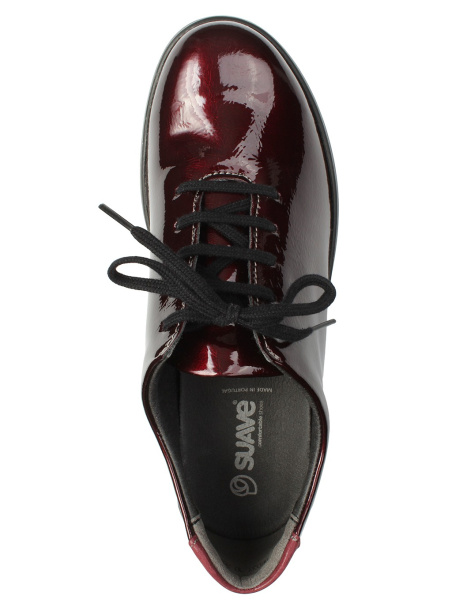 Фото Полуботинки  Suave  бордовый  кожа  Z-400787