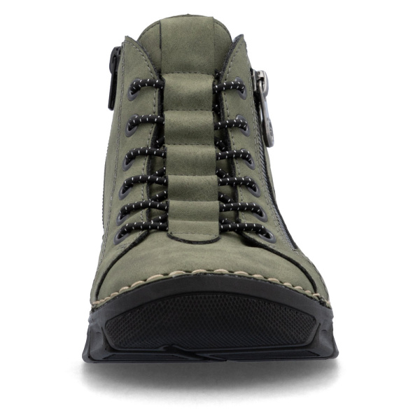 Фото Ботинки  Rieker  зеленый  кожа искусств. Z-400864