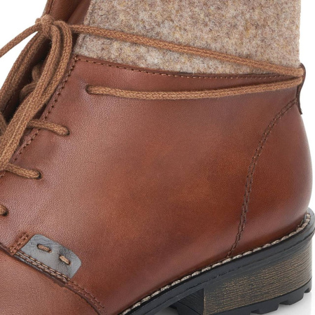 Ботинки  Remonte  коричневый  кожа/кожа искусств./текстиль Z-300065 фото в интернет-магазине | Omadey.ru