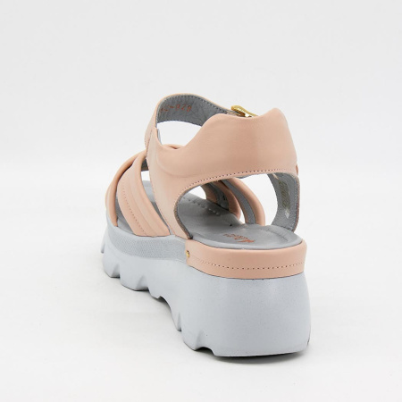 Босоножки  Dakkem  бежевый  кожа F-90207 фото в интернет-магазине | Omadey.ru