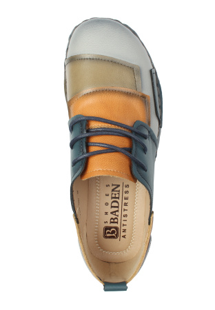 Туфли  Baden  голубой  кожа F-400237 фото в интернет-магазине | Omadey.ru
