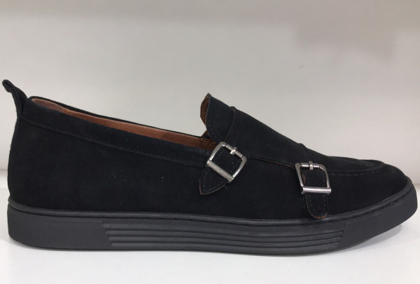 Фото Туфли  Romitan  черный  замша Z-90471