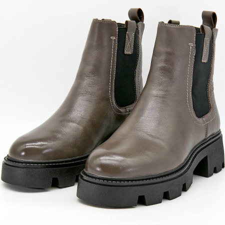 Ботинки  Bonavi  серый  кожа Z-100760 фото в интернет-магазине | Omadey.ru