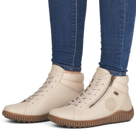 Ботинки  Remonte  бежевый  кожа/кожа искусств. Z-300056 фото в интернет-магазине | Omadey.ru