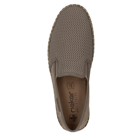 Слипоны  Rieker  бежевый  кожа искусств./текстиль F-400268 фото в интернет-магазине | Omadey.ru