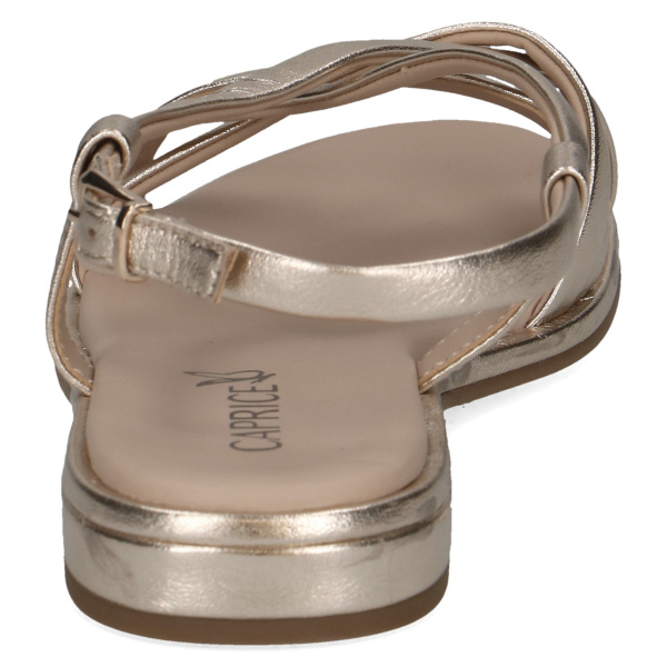 Фото Босоножки Caprice золотой кожа F-400930