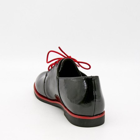 Туфли  Keddo  черный  кожа лаковая искусств. Z-100022 фото в интернет-магазине | Omadey.ru