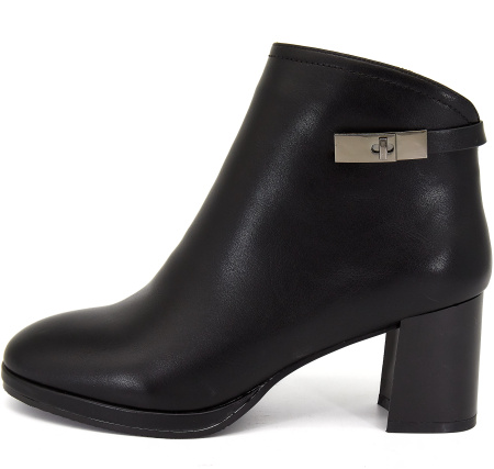 Ботильоны  Betsy  черный  кожа искусств. Z-8257 фото в интернет-магазине | Omadey.ru