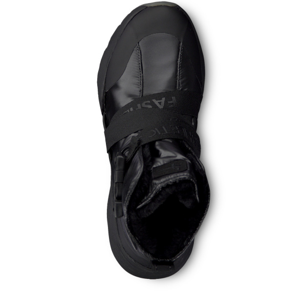 Фото Ботинки  Tamaris  черный  текстиль Z-90383