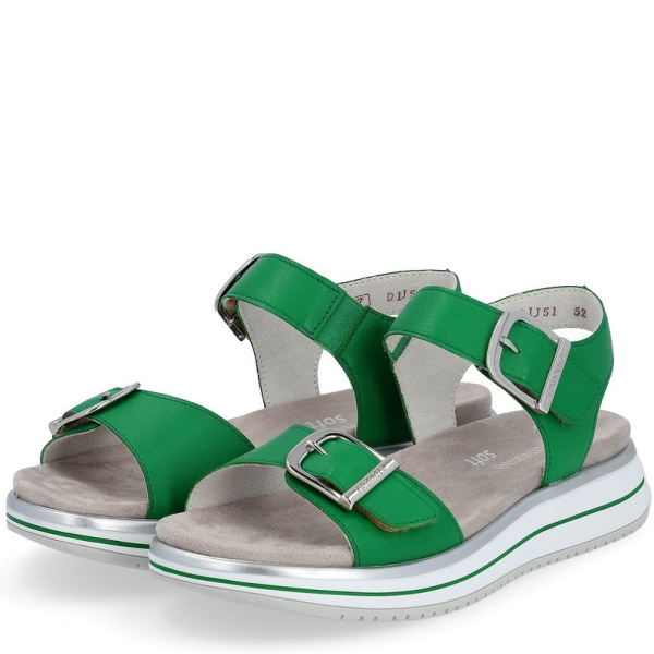 Фото Босоножки  Remonte  зеленый  кожа F-400153 Фото Босоножки  Remonte  зеленый  кожа F-400153