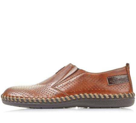 Туфли летние  Rieker  коричневый  кожа/кожа искусств. F-300130 фото в интернет-магазине | Omadey.ru