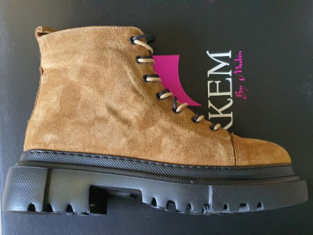 Ботинки  Dakkem  рыжий  замша Z-100406 фото в интернет-магазине | Omadey.ru