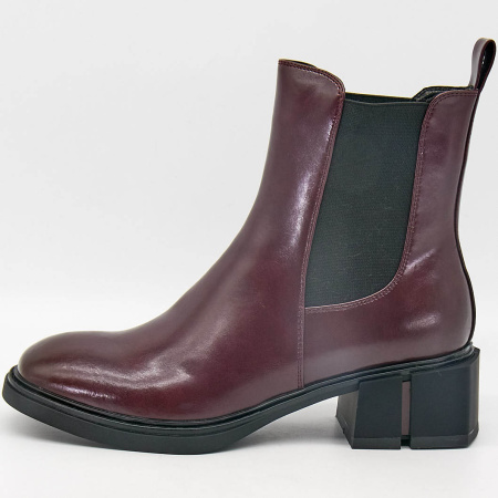 Ботинки  Bonavi  бордовый  кожа Z-100143 фото в интернет-магазине | Omadey.ru