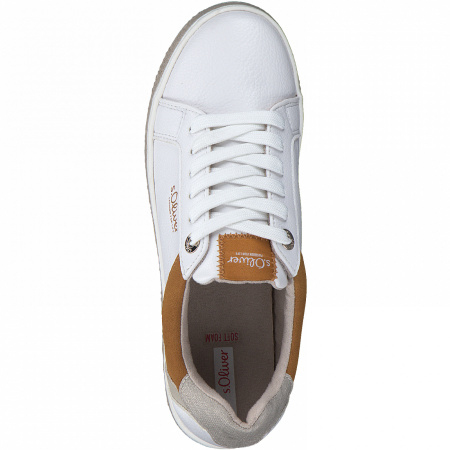 Кеды  S.Oliver  белый  кожа искусств. F-100234 фото в интернет-магазине | Omadey.ru